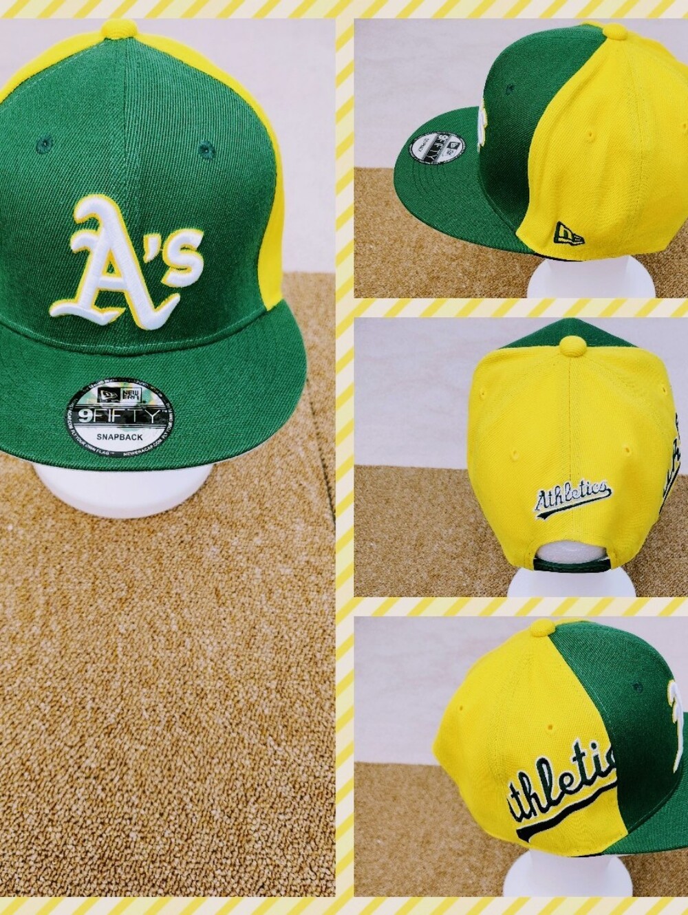OAKLAND ATHLETICS MLB BASEBALL SNAPBACK HAT.